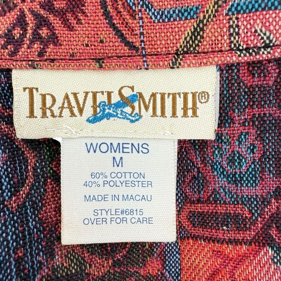 TravelSmith Women's floral tapestry Patterned Blazer - Picture 4 of 9